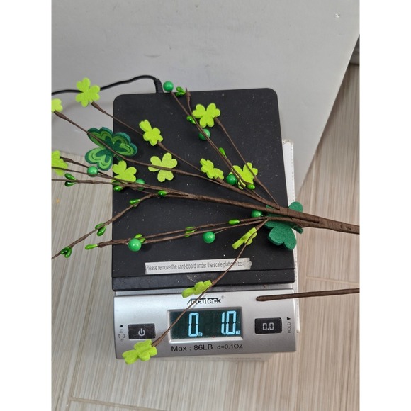 St. Patricks Day Green Clover Pip Berries Floral Pick Stem Spray Branch - Picture 10 of 11